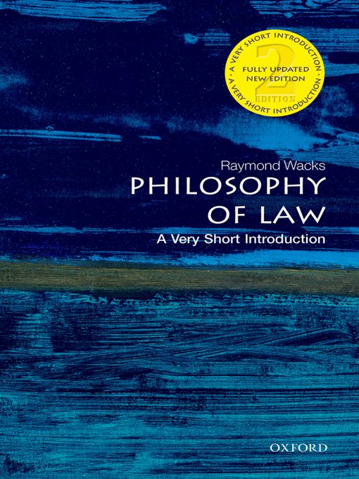 Title details for Philosophy of Law by Raymond Wacks - Available